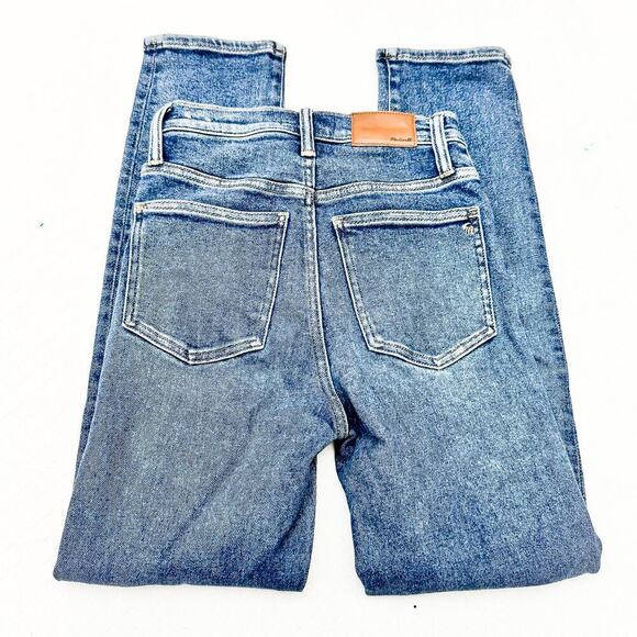 Madewell The Perfect Vintage Jean Wash Dark Denim Zip Fly Size 24 - Picture 5 of 8